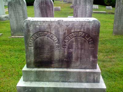 ISABEL PALMER, Boothe Memorial Cemetery Headstone
