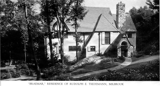"Braemar," Residence of Rudolph E. Tiedemann, Milbrook