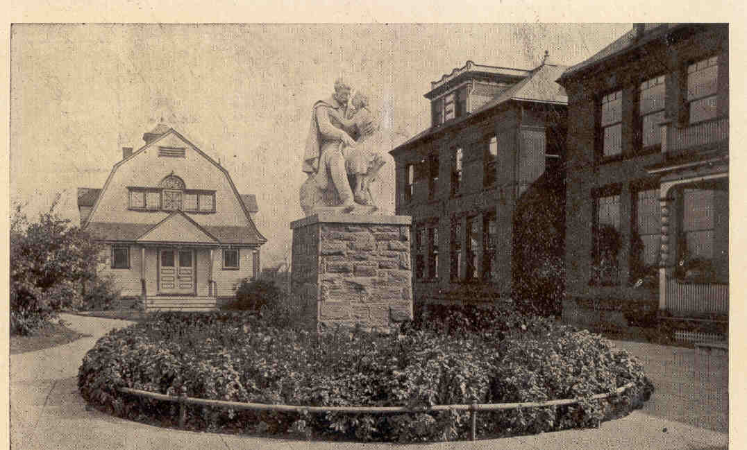 Statue at the Fitch Home