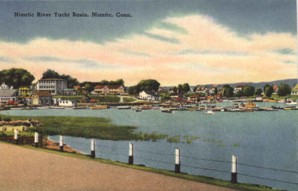 Niantic River Vintage Postcard