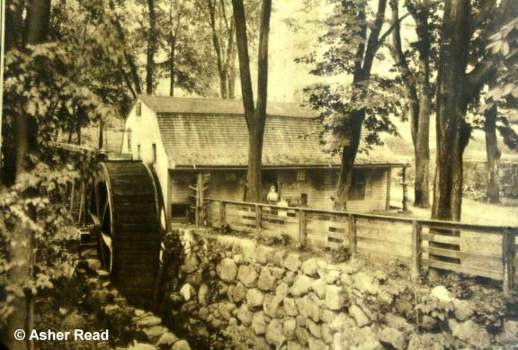 Old Town Mill Sepia Photograph