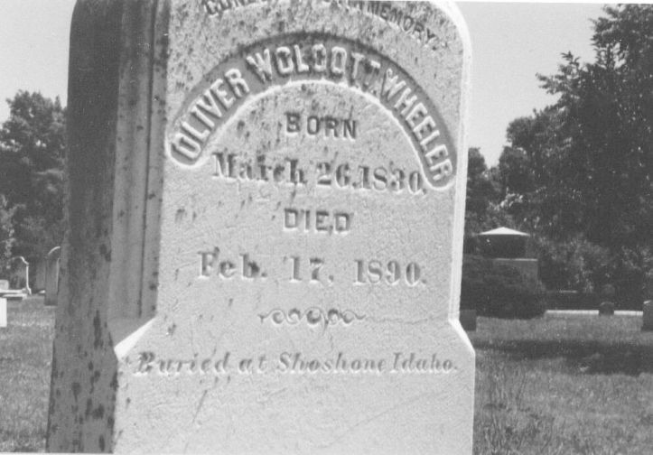 Oliver W. Wheeler Tombstone