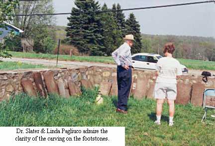 Dr. Slater & Linda view stones