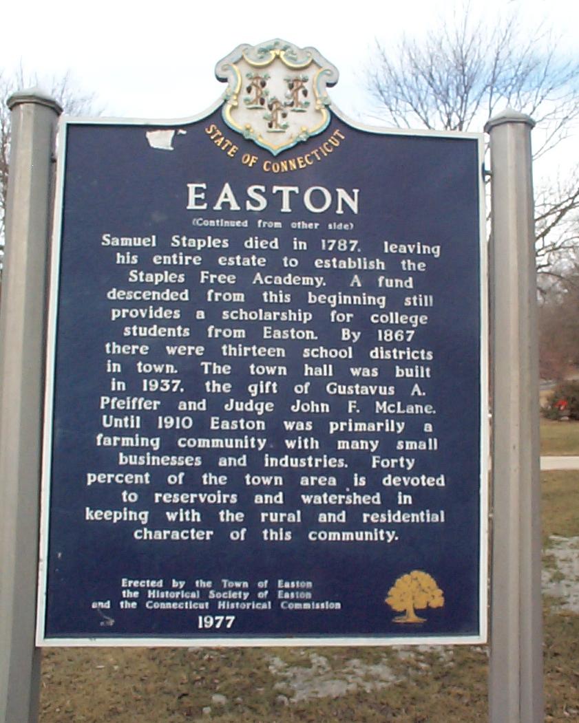 Welcome to Easton.