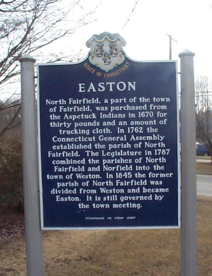 Welcome to Easton.